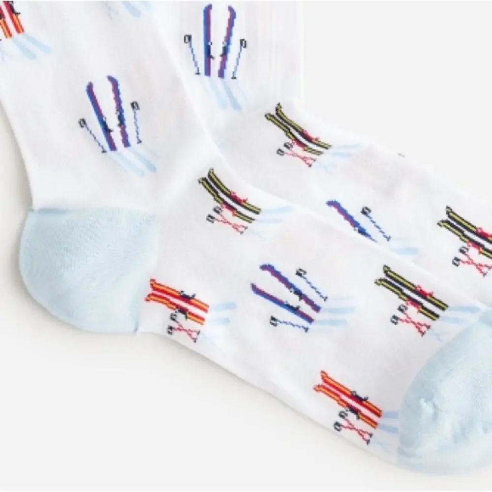 J. Crew ski break socks